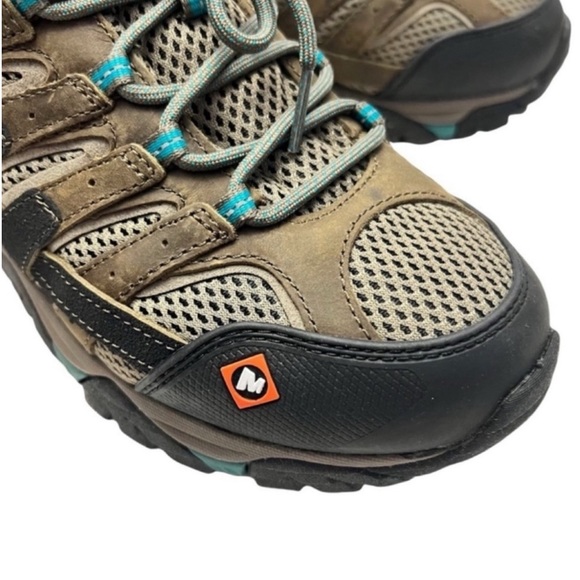 Merrell Moab II Vapor SR Women’s Hiking Work Trail Shoes Boulder Size 10 - Picture 4 of 14